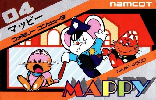 Mappy (Chuột Cảnh Sát Nhảy Bạt Lò Xo Đuổi Mèo - Namco)