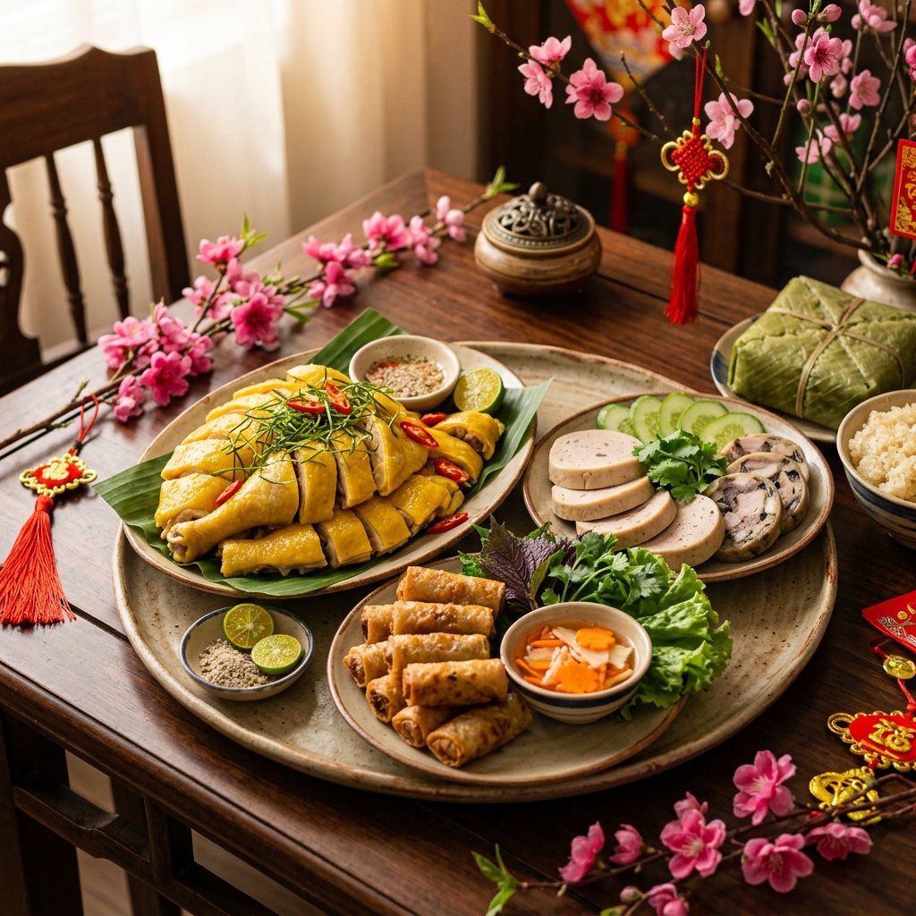 Mâm thực phẩm Tết Mẹ Sóc Shop