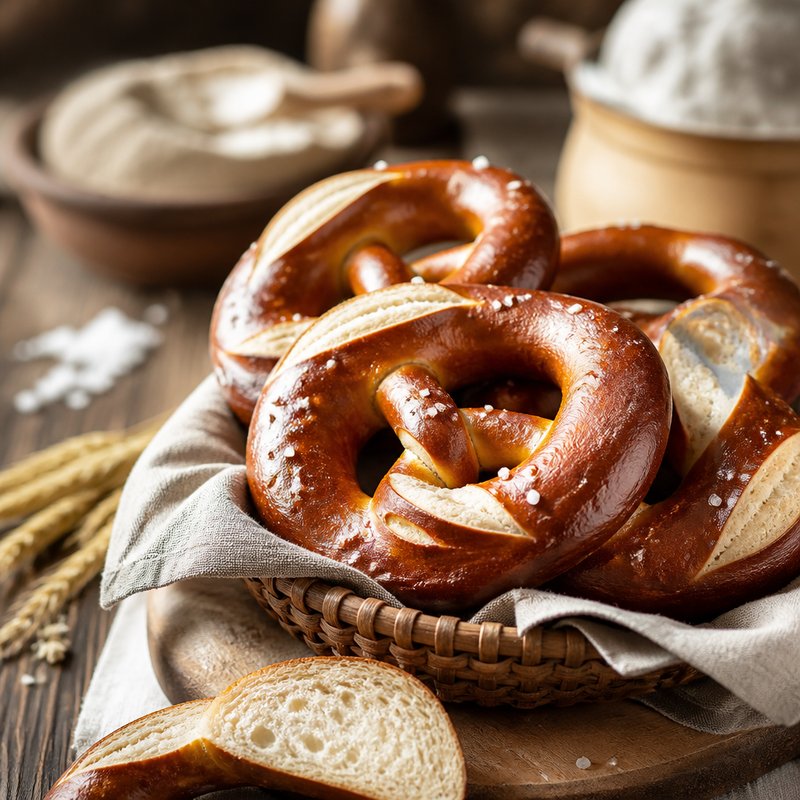 Bánh pretzel Bavaria mềm dai: tại sao người thợ làm bánh nghiêm túc lại không ngại dùng chất kiềm mạnh?