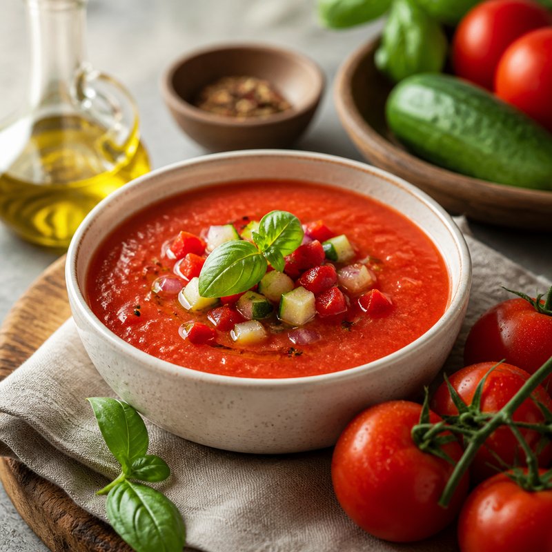 Gazpacho - khi cà chua sống làm nên một tô súp lạnh khiến bạn quên luôn bếp lửa ngày hè