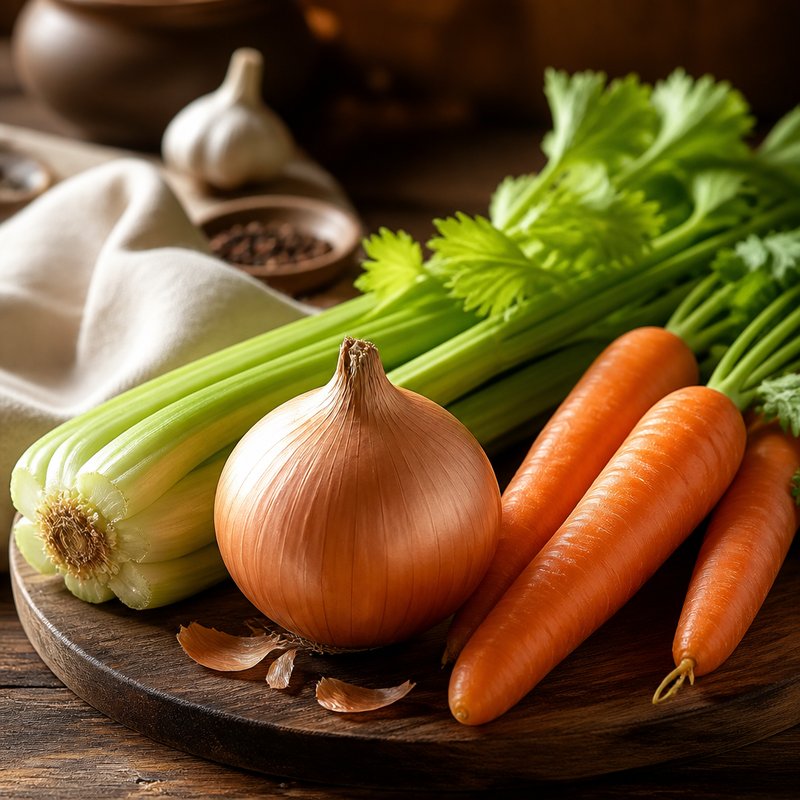 Hành tây, cà rốt, cần tây — bộ ba 'khởi đầu khiêm tốn' ẩn sau mọi nồi súp ngon trên thế giới