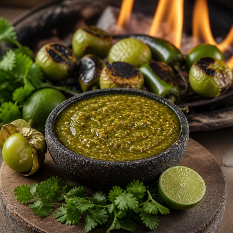 Nghệ thuật đốt cháy và khoa học của salsa verde: khi lửa biến tomatillo thành kiệt tác