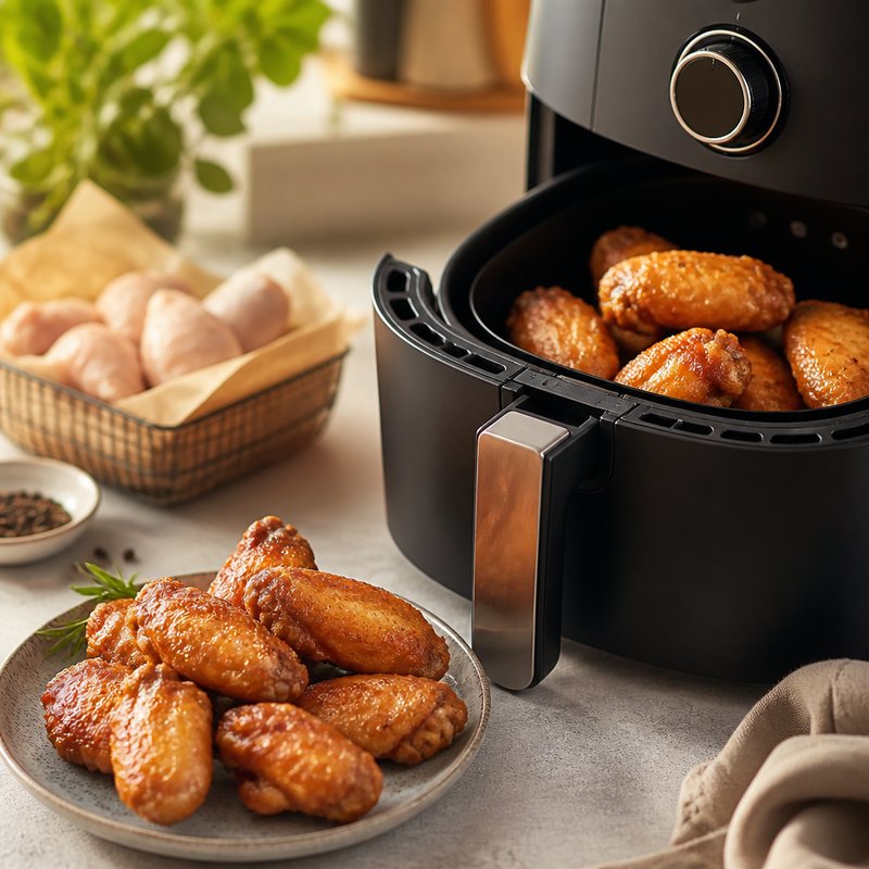 Nồi chiên không dầu có thực sự làm được cánh gà giòn như chiên ngập dầu không?