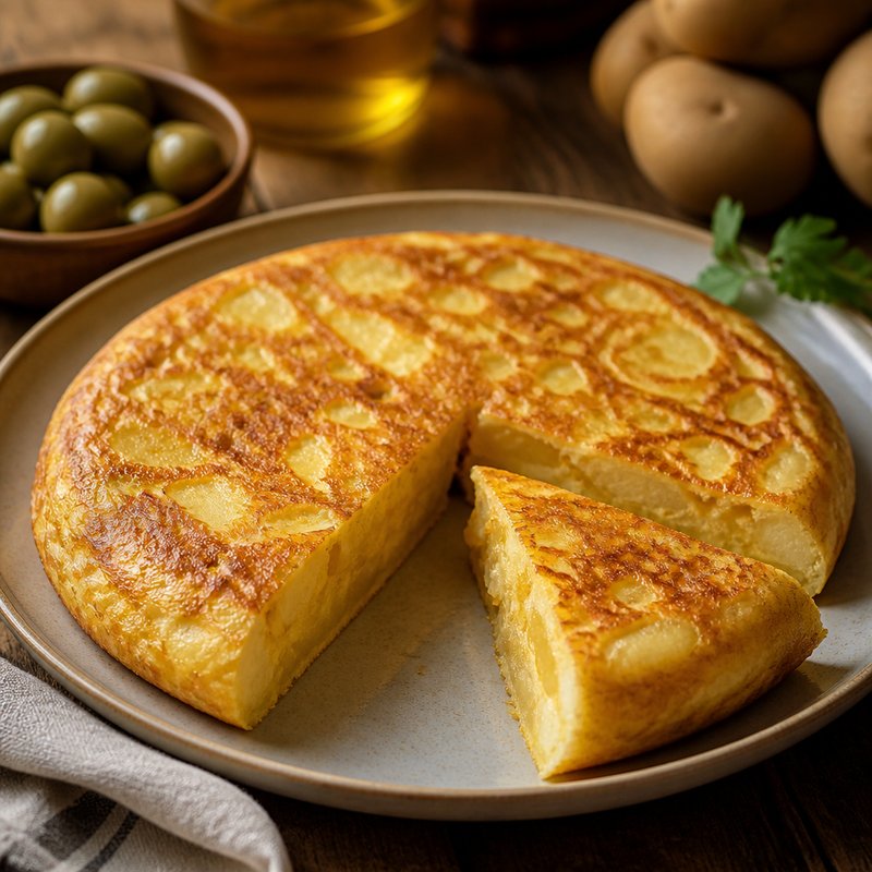 Tortilla Española - chiếc bánh trứng khoai tây mà người Tây Ban Nha ăn cả đời không chán